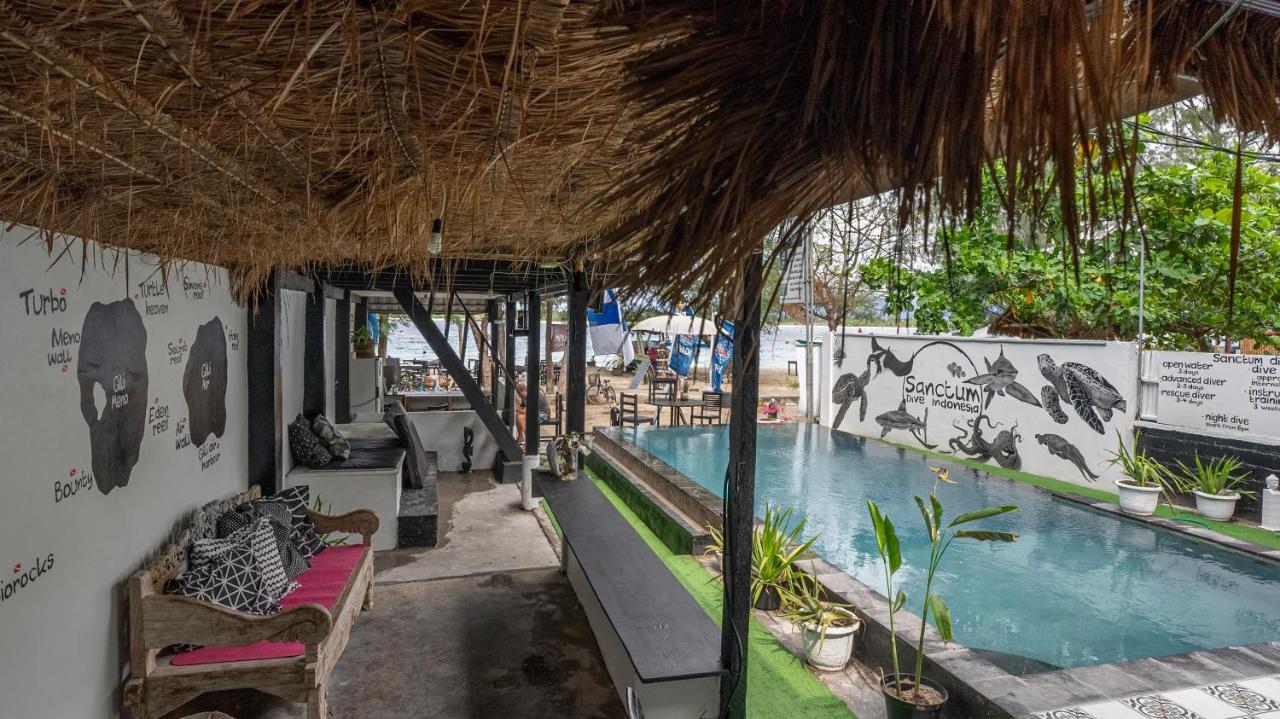 Sanctum Dive Villa With Private Pool Gili Trawangan Extérieur photo
